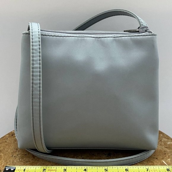 Kenneth Cole Reaction Women's Gray Inner Pocket Crossbody Strap Shoulder Bag - Picture 7 of 13